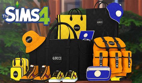 the sims resource gucci|sims 4 Gucci backpack.